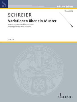 Schreier, A: Variationen über ein Muster