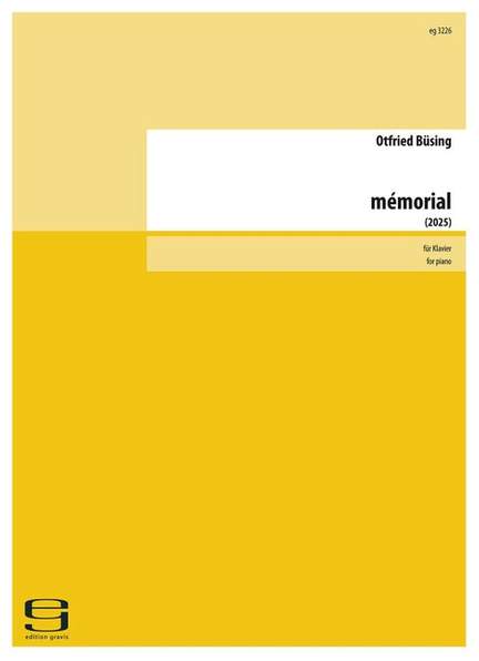 Büsing, O: mémorial