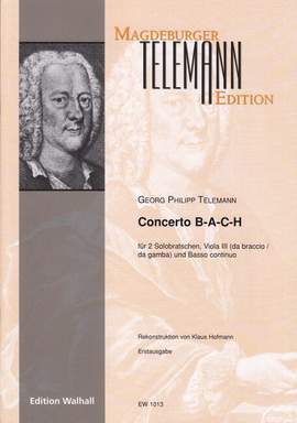 Telemann, G P: Concerto B-A-C-H