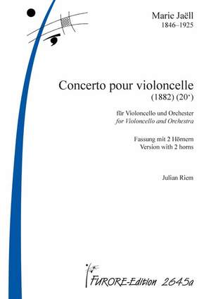 Jaëll, M: Concerto pour violoncelle