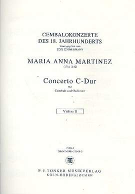 Martinez, M A: Concerto C-Dur C major