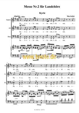 Keller, M: 2. Messe für Landchor SAB