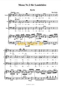 Keller, M: 2. Messe für Landchor SAB