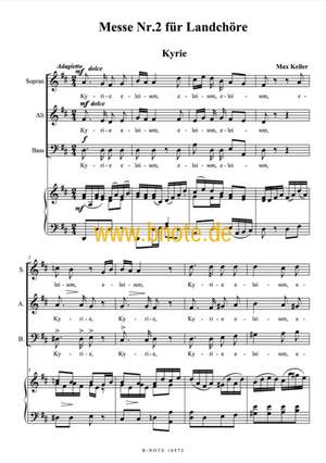 Keller, M: 2. Messe für Landchor SAB