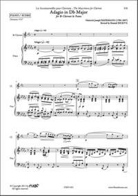 Baermann, H J: Adagio In Db Major
