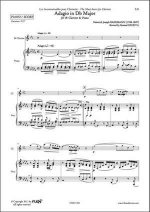 Baermann, H J: Adagio In Db Major