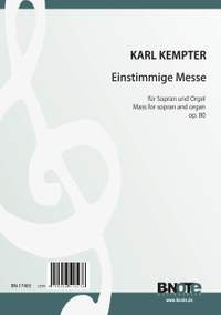Kempter, K: Mass G major op. 80