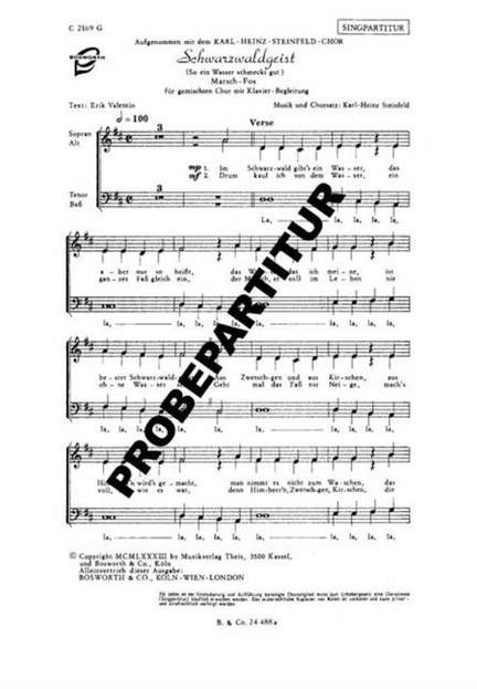 Steinfeld, K: Schwarzwaldgeist