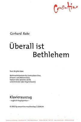 Rabe, G: Überall ist Bethlehem