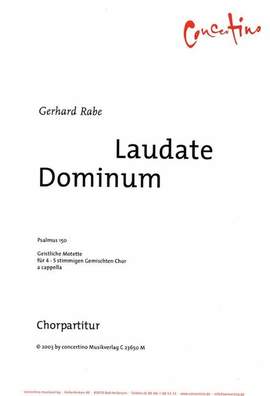Rabe, G: Laudate Dominum