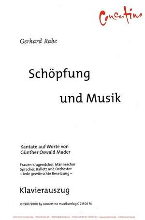Rabe, G: Schöpfung und Musik