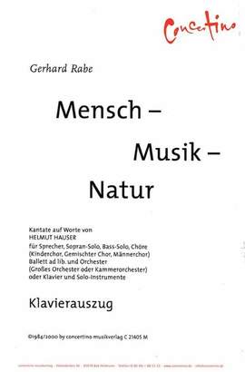 Rabe, G: Mensch - Musik - Natur