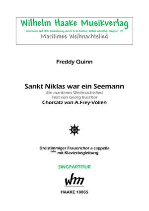 Quinn, F: Sankt Niklas war ein Seemann