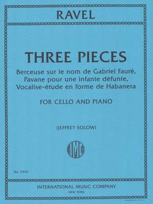 Ravel, M: Three Pieces
