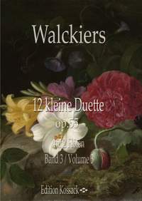 Walckiers, E: 12 kleine Duette op 55/3 op. 55/3 Vol. 3