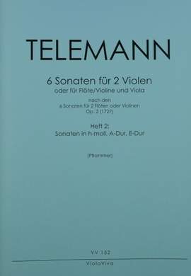 Telemann, G P: 6 Sonaten 2 op. 2 Vol. 2
