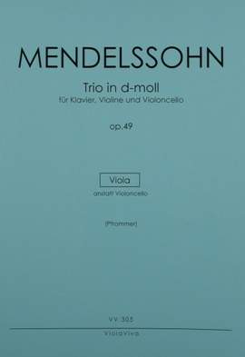 Mendelssohn Bartholdy, F: Trio in d-Moll D minor