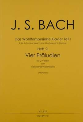 Bach, J S: Das Wohltemperierte Klavier Teil 1 Vol. 2
