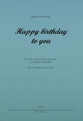 Pfrommer, H: Happy birthday to you