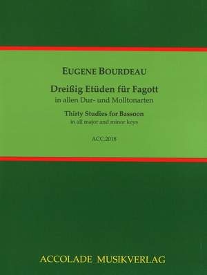 Bourdeau, E: 30 Etüden