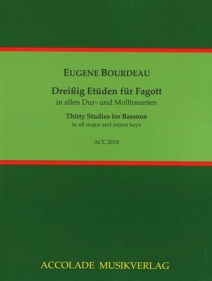 Bourdeau, E: 30 Etüden