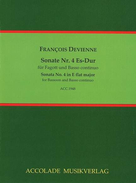 Devienne, F: Sonate Es-Dur Nr. 4
