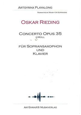 Rieding, O: Concerto e-Moll op.35 (+CD)