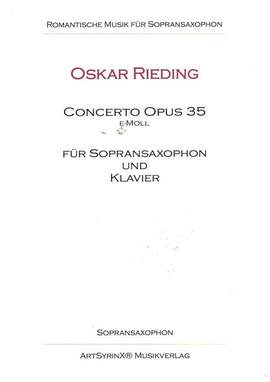 Rieding, O: Concerto e-Moll op.35