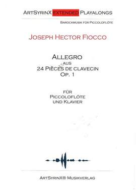 Fiocco, J: Allegro aus 24 Pièces de Clavecin op.1 (+CD)