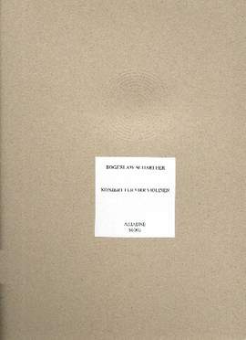 Schaeffer, B J: Konzert