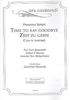 Sartori, F: Time to say Goodbye für Soli,