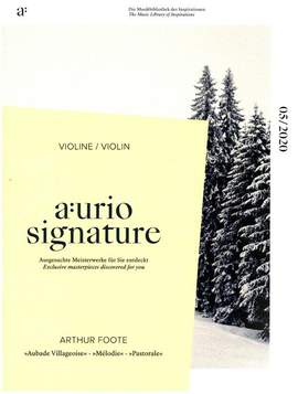 Foote, A: 3 Stücke