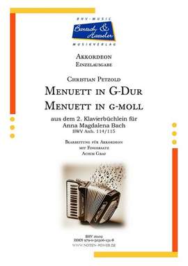 Petzold, C: Menuett in G-Dur und Menuett in g-Moll