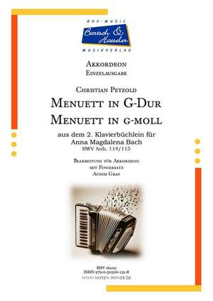 Petzold, C: Menuett in G-Dur und Menuett in g-Moll