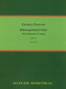 Onslow, G: Wind Quintet in F major op. 81