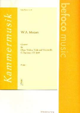 Mozart, W A: Quartett C-Dur nach KV285