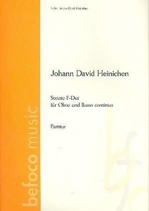 Heinichen, J D: Sonate F-Dur für Oboe und Bc