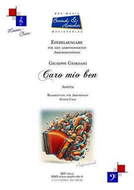 Giordani, G: Caro mio ben (Arietta)