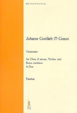 Graun, J G: Triosonate A-Dur