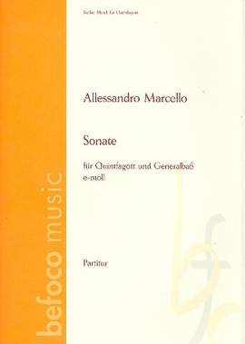 Marcello, B: Sonate e-moll