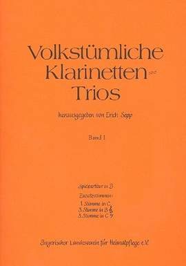 Volkstümliche Klarinettentrios Band 1