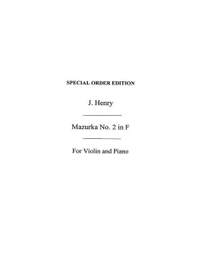 Henry, J H: Mazurka no.2