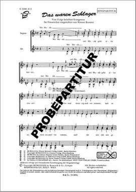 KOESTER, W: Das waren Schlager Beliebte Evergreens