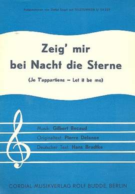 Zeig mir bei Nacht die Sterne: