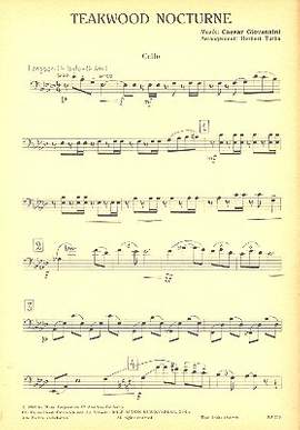 Teakwood Nocturne und Melodie de minuit: