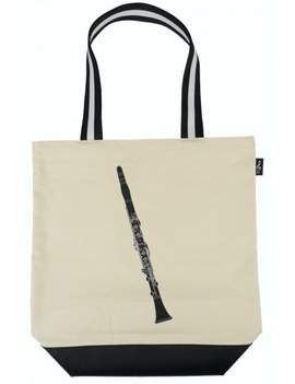 City Shopper Klarinette schwarz/silber 42 x 40 x 13,5 cm