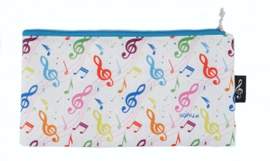 Stiftetui Violinschlüssel bunt 4C 24 x 12,5 cm