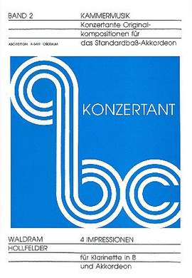 Hollfelder, W: Abc Konzertant Band 2 4 Impressionen Für Klarinette In B Und