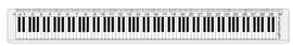Lineal Tastatur 30 cm transparent