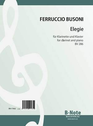 Busoni, F: Elegie Es-Dur BV286